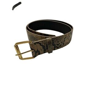 Tahari Arthur S Levine Snakeskin Look Belt Size 4